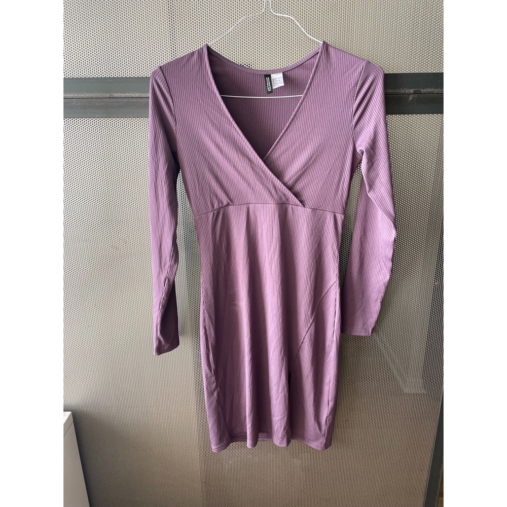 H&M Purple Bodycon Dress